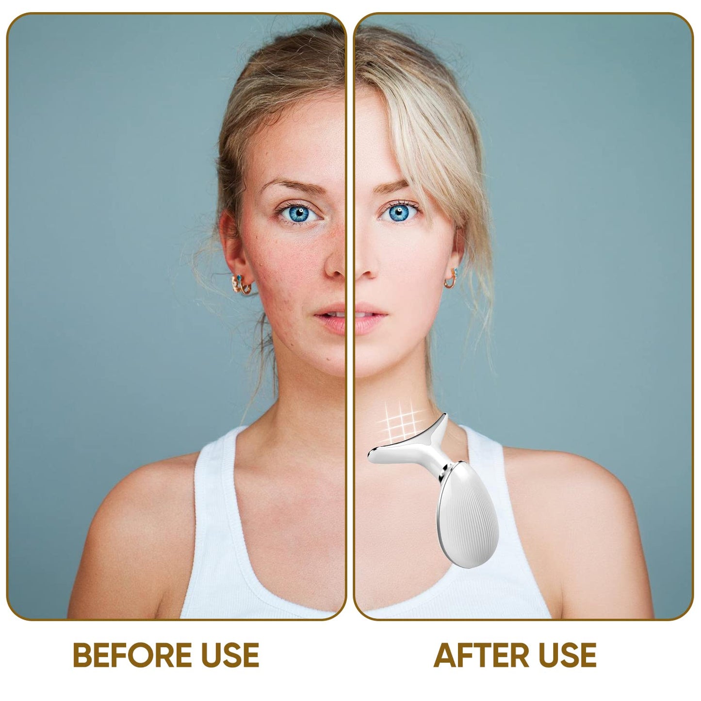 جهاز تدليك الوجه والرقبة بالإهتزاز