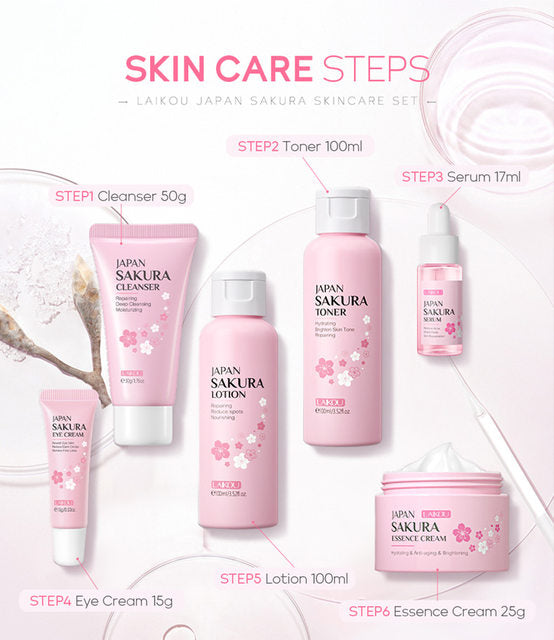 Sakura Japanese Skincare Set